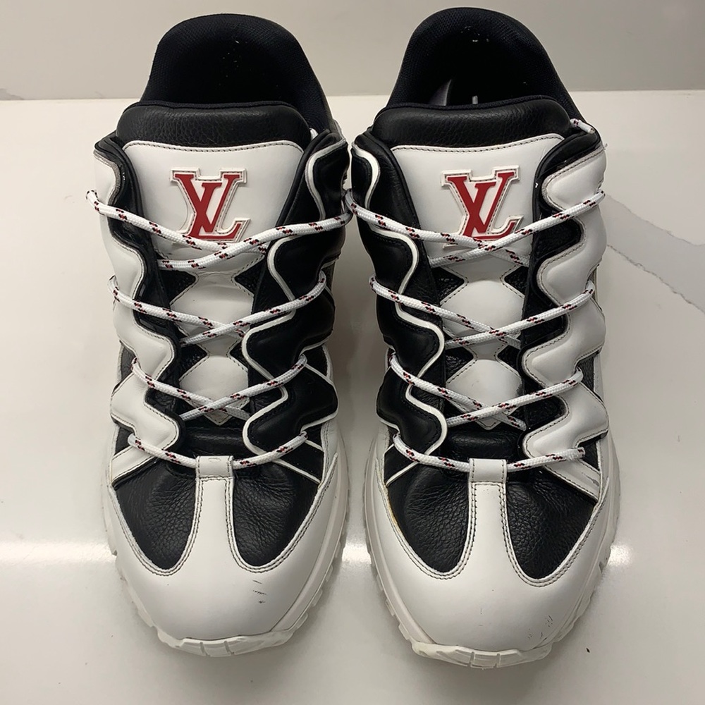 Louis Vuitton Black and White Sneakers